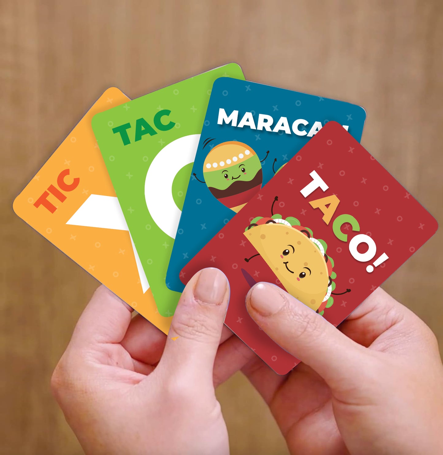 Tic Tac Taco - Fun Family Game Night - Playing Cards for Kids and Adults, Gifts - Ages 6 and Up, 3-6 Players, 30 min